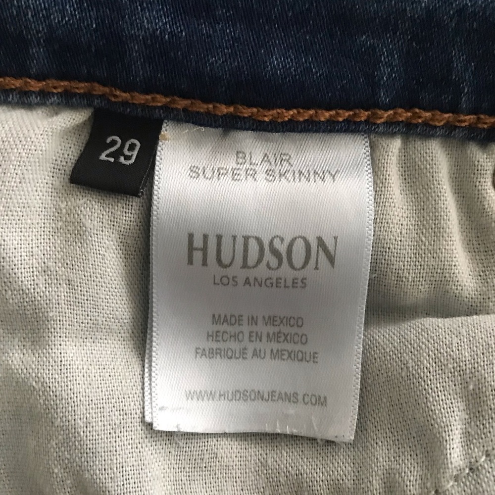 Hudson Jeans SZ 29 skinny - Picture 4 of 7